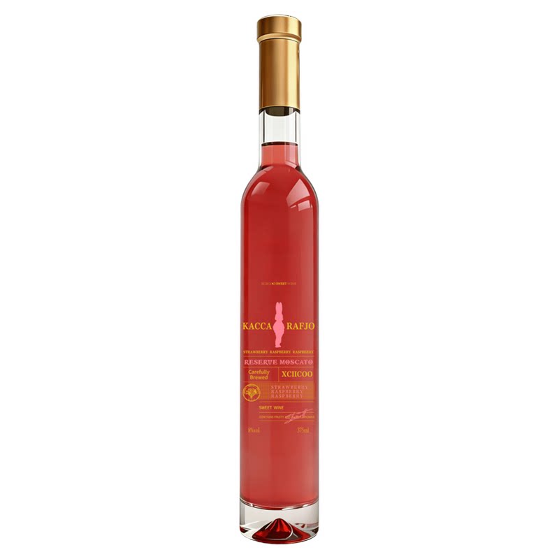 草莓树莓覆盆子甜酒果酒8度微醺甜型葡萄酒（含贵腐/