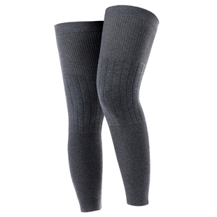 加绒护膝盖加长筒套保暖发热老寒腿男女士关节秋冬季厚绒老人防寒