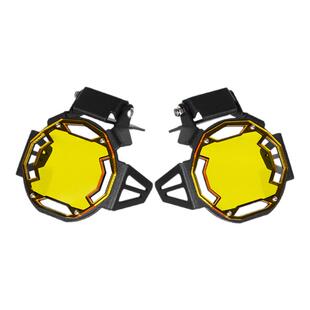 适用宝马R1200GS R1250GS F800GS ADV水鸟改装雾灯射灯灯罩保护网