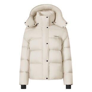 坦博尔奥莱冬季正品女廓形羽绒服可脱卸帽加厚保暖外套TBF530338Z