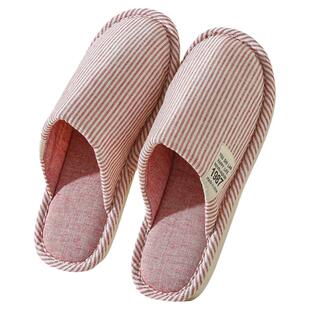 吸汗透气防臭布拖鞋女夏防滑室内家居不防臭脚异味防出汗脚男春秋