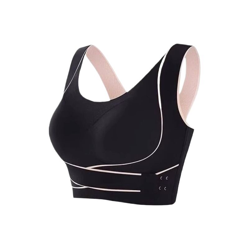 无痕运动内衣女美背收副乳调整型无钢圈文胸矫正前扣小胸聚拢防震