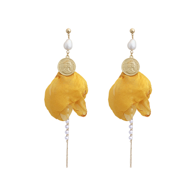 复古气质花朵超仙显脸瘦的耳环