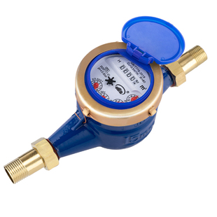 旋翼湿式自来水智能水表家用出租房4分6分1寸立式机械高灵敏冷水