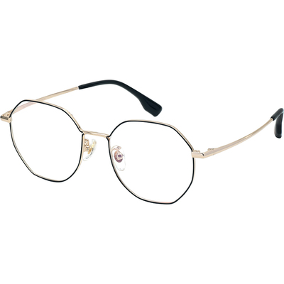 川久保玲多边形修脸款金属眼镜框