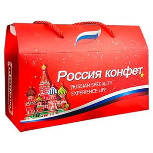 俄罗斯进口巧克力糖果礼盒 年货节礼物多口味混合装节日零食1000g