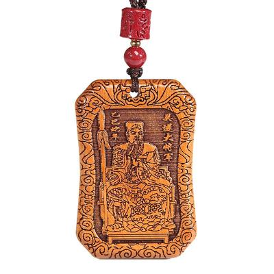 桃木2026马年文哲大将军太岁牌