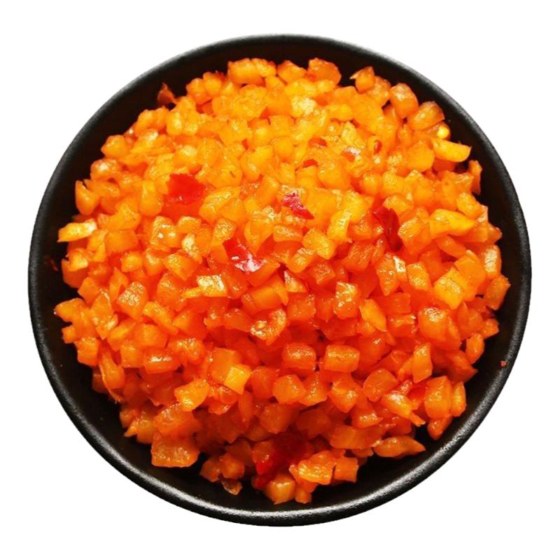 红油细丁咸菜下饭菜萝卜丁热干面碎甜辣袋装杂粮煎饼配料酱菜