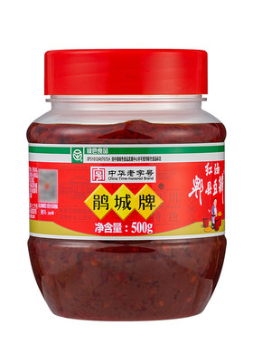 郫县豆瓣500g红油鹃城牌商超同款