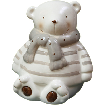 陶瓷装饰卡通房间高温釉面储钱罐