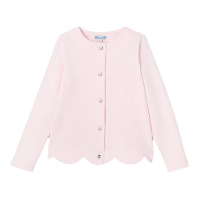 Jacadi亚卡迪女大童春秋款法式典雅开衫外套女童针织上衣2027152