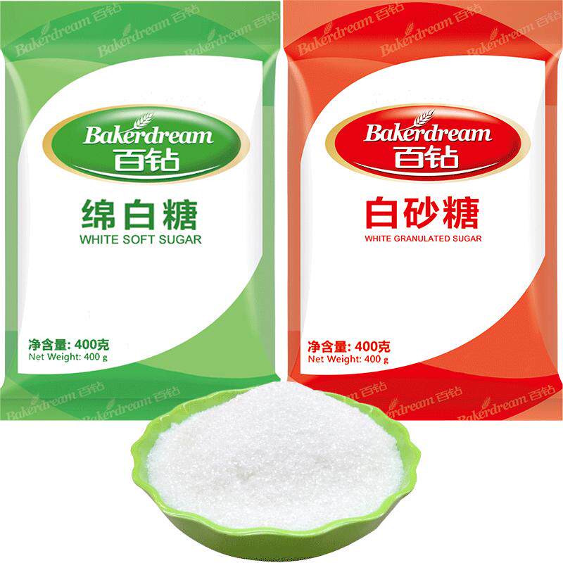 安琪百钻绵白糖白砂糖 食糖家用厨房烘焙原料冲饮甜品调味品400克