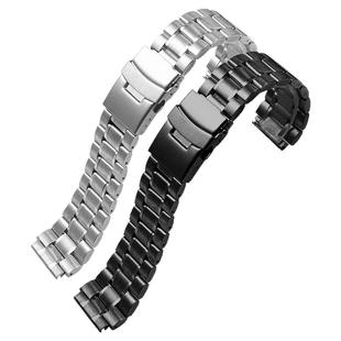 代用G-SHOCK卡西欧MWA-100HD-1A MWD-100H黑武士凸口精钢手表带男