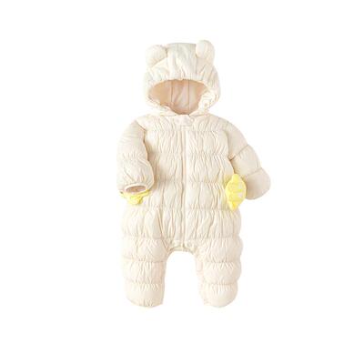 巴拉巴拉羽绒连体衣婴儿冬季爬服