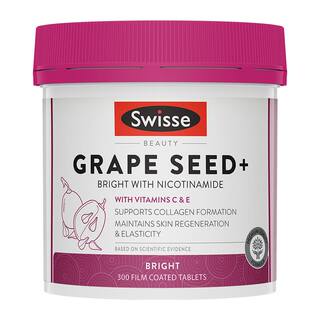 Swisse烟酰胺葡萄籽300片非胶囊烟酰胺胶原蛋白原花青素维生素C