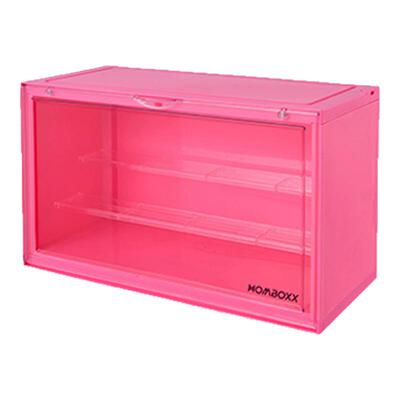 RMAX手办带灯光展示盒泡泡玛特亚克力透明labubu收纳盒盲盒防尘架