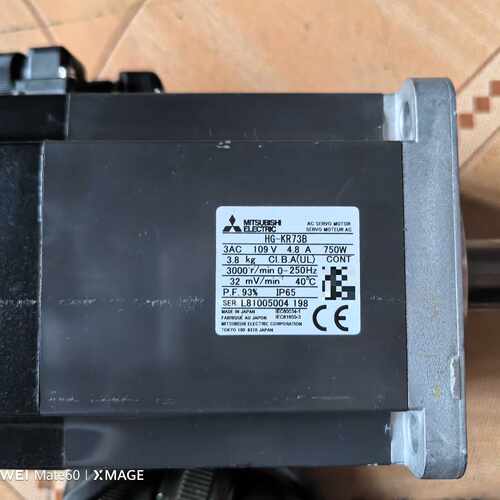 议价Mitsubishi Servo Motor Hg-Kr73b 750W Disassembled  In Go