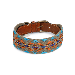 Etna/Peyote系列 Buddys西班牙进口波西米亚风宠物宽版项圈牵引