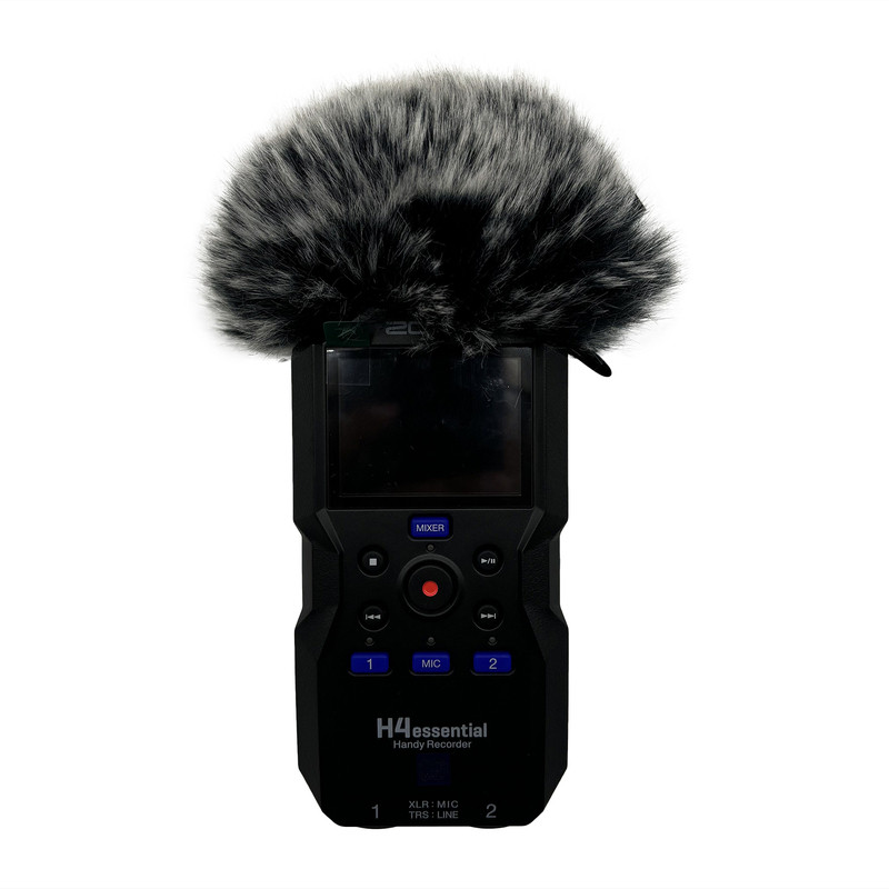 适合ZOOM H4 ESSENTIAL录音笔防风毛套绒毛套毛衣海绵套毛球咪罩