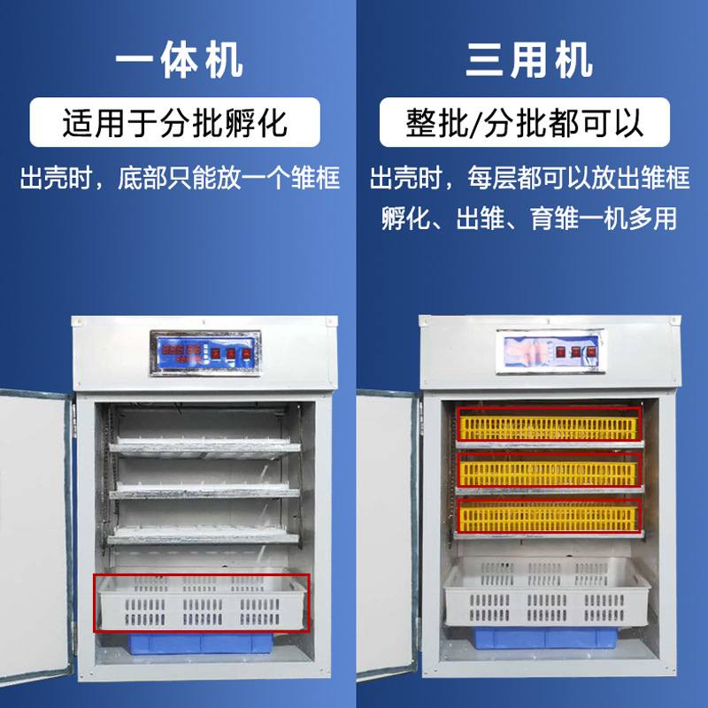 新款小鸡鸭鹅智能孵化器中智能全自动大型孵化机家用孵蛋器
