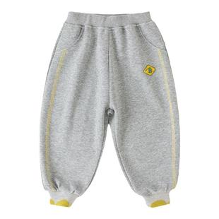 宝宝休闲裤春款宽松男童运动裤春秋女童长裤春装儿童裤子春季童装