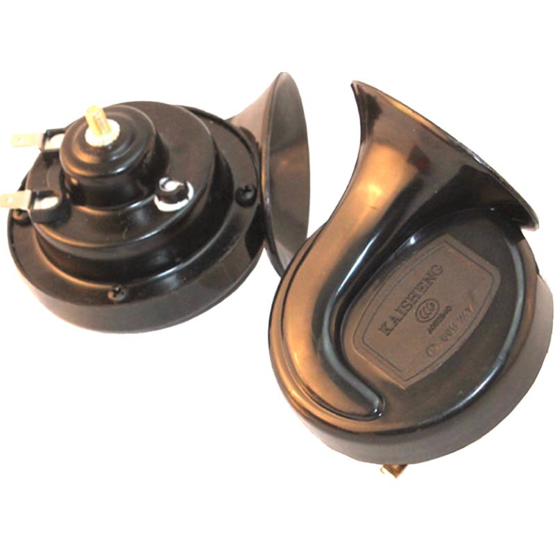 12V24V通用汽车货车蜗牛喇叭超响鸣笛高低防水喇叭奥迪高低音摩托