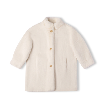 OPCP儿童精仿水貂毛外套