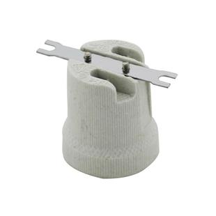 E27陶瓷灯头耐高温陶瓷灯头螺口灯座吸顶灯灯口浴霸灯泡专用灯头