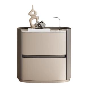 轻奢高级感儿童床头柜实木储物柜小茶几创意收纳盒替代家用卧室