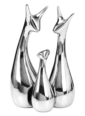 轻奢风客厅柜创意造型装饰品摆件