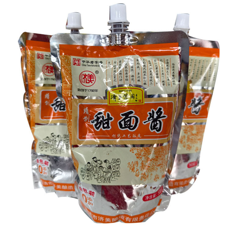 临清济美零添加甜面酱500克*3
