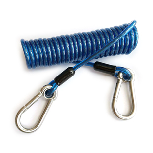 电动轮用不锈钢重型海钓失手绳护竿绳 南油西沙船钓安全绳2米3米