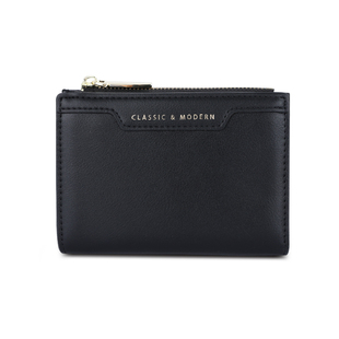 短款对折两折钱包2025新款简约时尚卡包小银包薄款皮夹手拿拉链薄