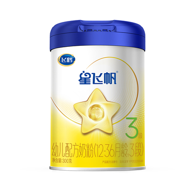 飞鹤星飞帆3段奶粉300g