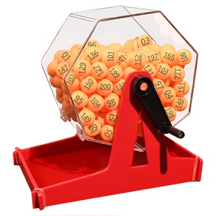 2.7CM球滚筒式摇球机手动摇奖机幸运转盘彩票箱抽奖摇号机25新品