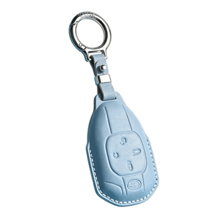 适用于广汽传祺M8钥匙套山羊皮宗师E9传奇GS3壳向往S7扣GS8影豹包