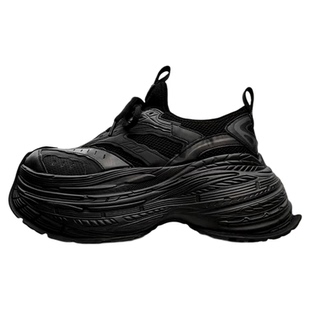 黑武士巴黎16XL矮子乐老爹鞋男女小众高级感厚底运动鞋坦克轮胎鞋