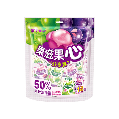 好丽友果滋果心喜糖软糖