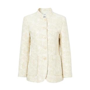 恩瑞妮商场同款2025冬季新款百搭显瘦气质淑女外套上衣女西装外套