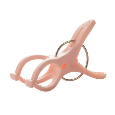 茶花晾衣架大夹子多功能固定神器