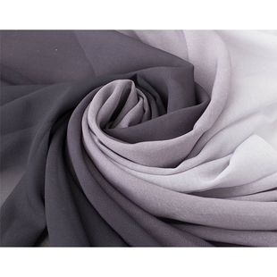 高档100D渐变雪纺布料 古装汉服cos娃衣舞台表演服装\仙女装面料