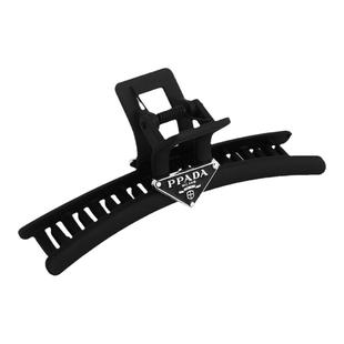 巨能抓！黑色磨砂高端发夹女大号发量多抓夹后脑勺夹子盘发鲨鱼夹