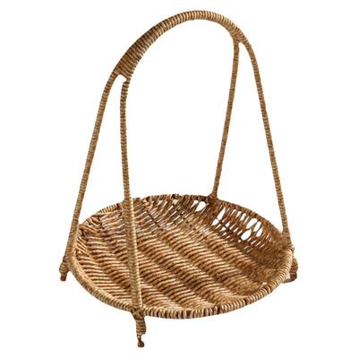 简约创意多层下午茶盘藤编