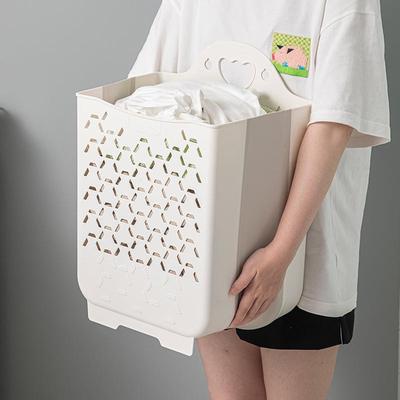 脏衣篓收纳筐壁挂折叠挂墙装放衣服篮子洗衣桶浴室厕所分区置物框