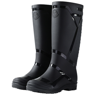 军登男士高筒雨鞋加绒保暖2026新款防水防滑户外水鞋防雨靴胶鞋
