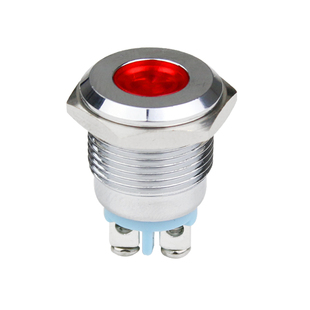 LED金属指示灯6/8/10/12/16/19/22mm电源防水信号灯6v12v24v220v