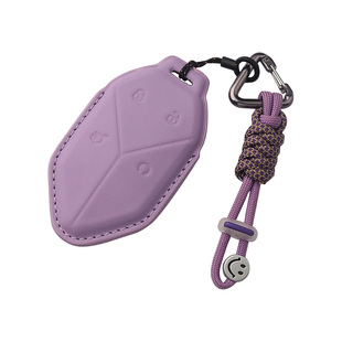 适用于2025新款方程豹8智勇旗舰版车钥匙套编织纯色包扣壳方程豹6