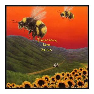 kanye周边恶搞艺术挂画专辑潮流色彩相框装裱房间装饰画壁画空白