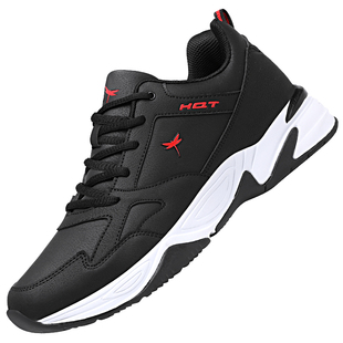 红蜻蜓男鞋秋冬新款皮面运动鞋男休闲百搭学生青少年鞋子防水软底