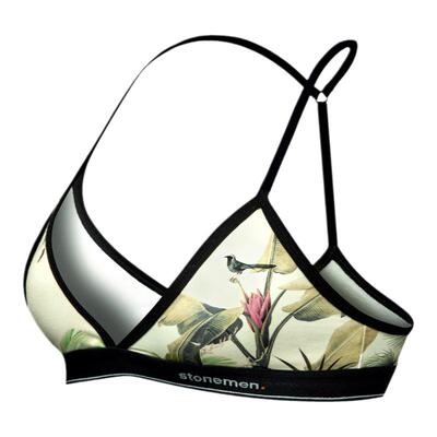 stonemen无钢圈三角杯美背文胸薄